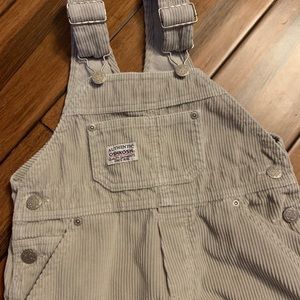 Vintage tan carpenter Oshkosh overalls